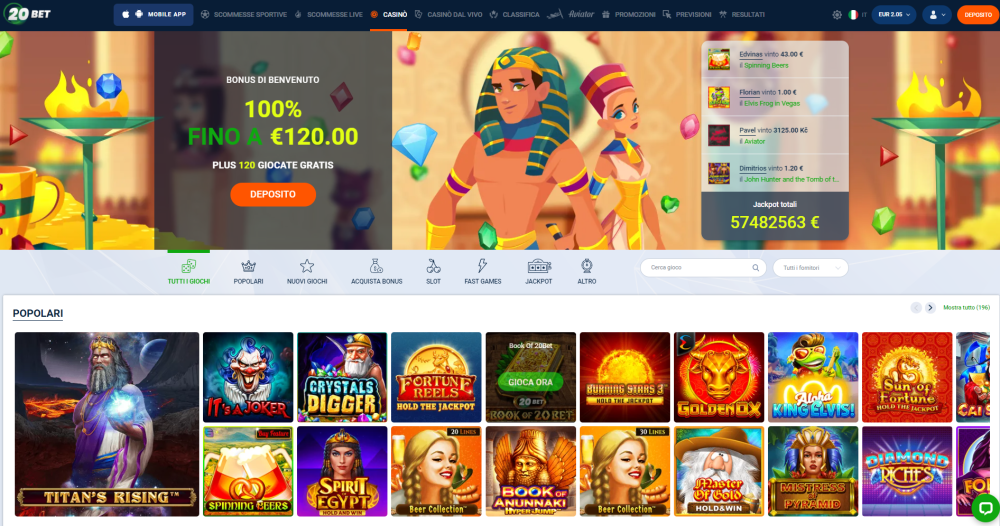 20bet casinò online 20bet casinò online