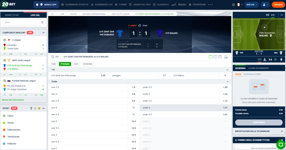 20bet scommesse Live 20bet scommesse Live